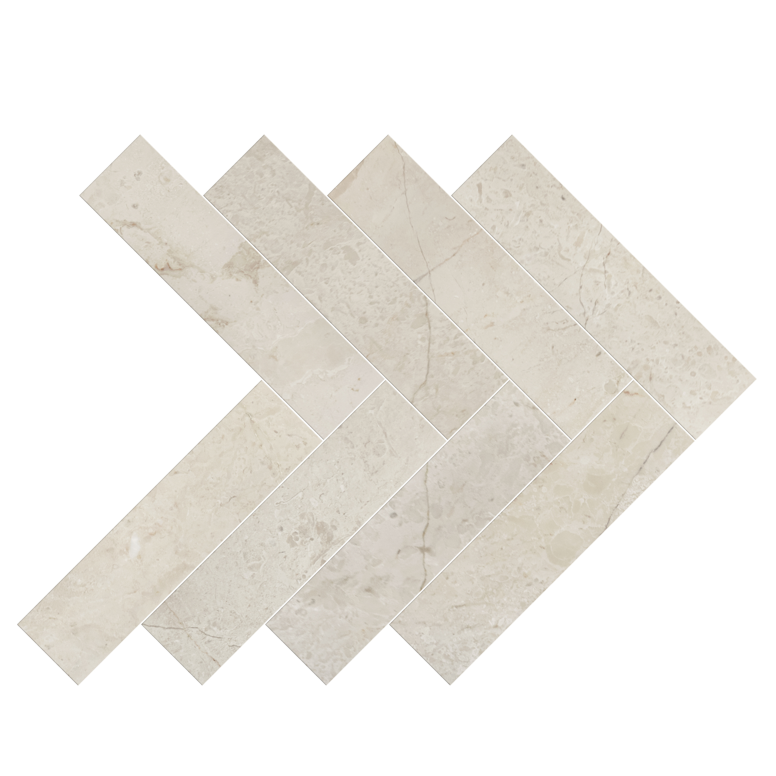 Arena Beige Marble Herringbone - Honed