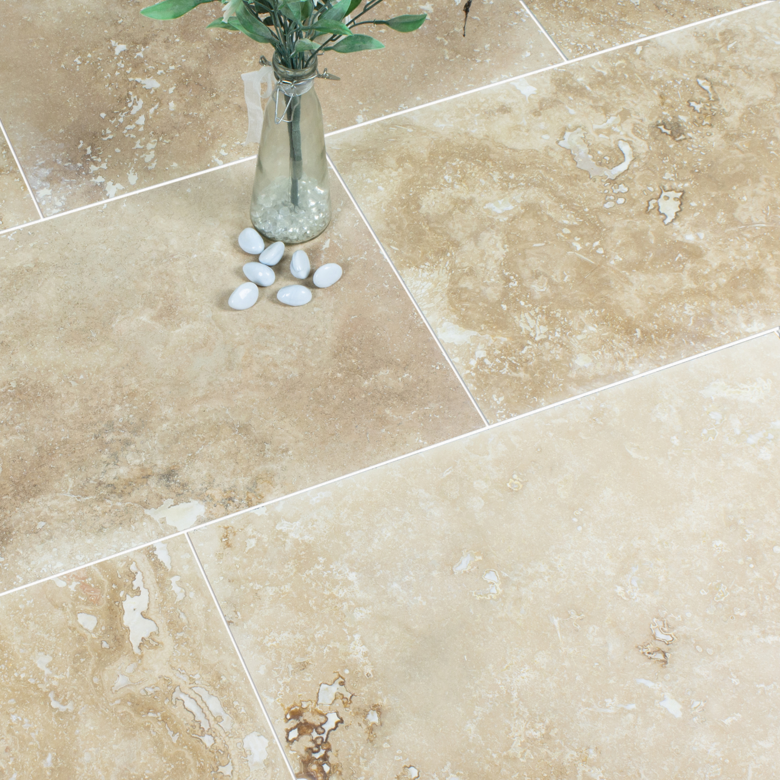 Dark Beige Travertine - Filled - Honed