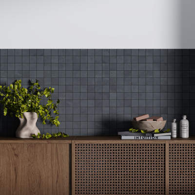 Black Slate Mosaic - Riven